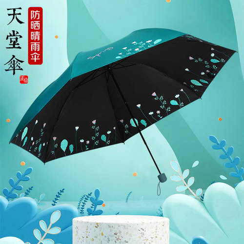 EUMBRELLA 블랙 접착제 자외선 차단제 슬림 우산 자외선 차단 양산 초경량 컴팩트 양산 파라솔 여성 맑은 비 우산 다목적