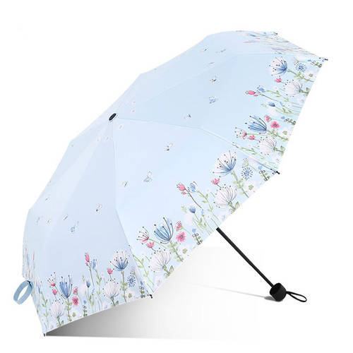 19 신제품 33581 EUMBRELLA 블랙 접착제 자외선 차단제 자외선 차단 태양 우산 양산 모두사용가능 상큼한 3단접이식 여성용