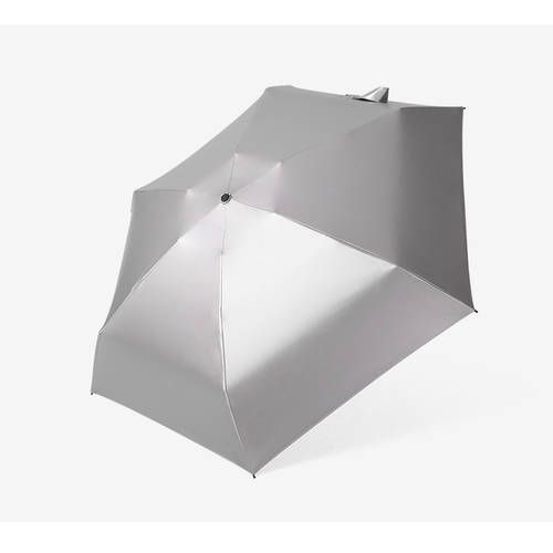 미니 포켓 우산 슈퍼 가벼운 5단 접이식 티타늄 실버 접착 불투명 SUPER 자외선 차단 쿨링 양산 자외선 차단 썬블록 핸드폰 우산