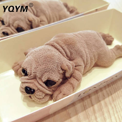 YQYM/ 이창 Yiming 3D 입체형 실리콘 무스 몰드 샤페이 강아지 초코 케이크 모형