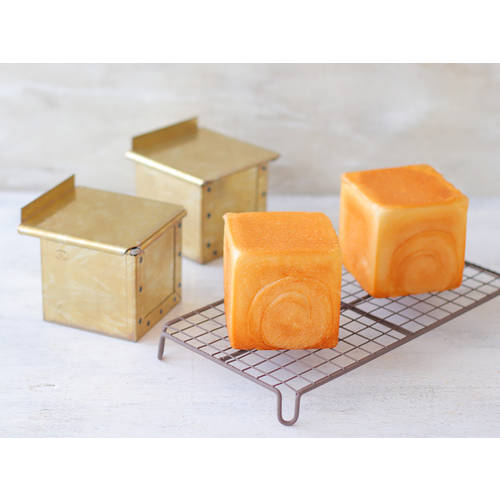 일본 MATSUNAGA GOLD 골드 실리콘 가공 미니 토스트 박스 / 파운드 케이크 달라붙지 않는 식빵 몰드 모형틀