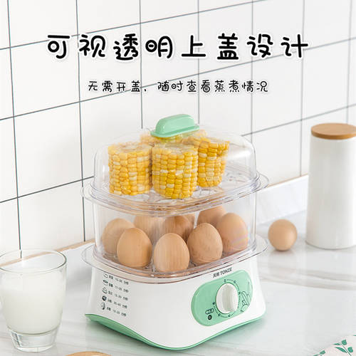 TONZE W30Q 계란찜기 계란 삶는 기계 자동 전원 차단 가정용 미니 다기능 대형 찜통 끓이기 아침식사 브런치 편리한 아이템 3L