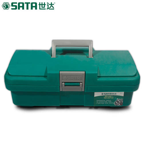 SATA SATA16 인치 플라스틱 재료 도구 상자 충전 작업 저장 상자 다기능 다층 층분리 수리 상자 툴박스 공구함 95162