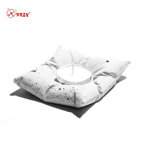 PRZY 아로마 테라피 왁스 양초 모형 독창적인 아이디어 상품 선물용 고백 양초 모형 정사각형 양초 3D 핸드메이드 모형