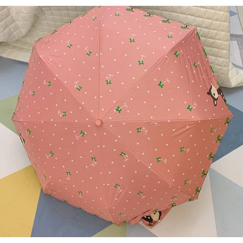 귀여운 사슴 양산 자동 우산