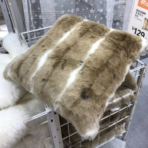 상하이 황급히 IKEA 정품 중국 구매대행 기대 코스타 쿠션 방석 보풀 따뜻한 소파 포옹 베개 50*50CM