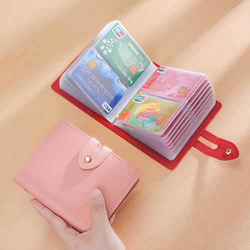 대용량 여성 카드 넣어 가방 하나의 지갑 가방 높이 단 카드홀더 신사용 남성용 초박형 컴팩트 콤팩트 카드로드 가방 카드 클립 홀더