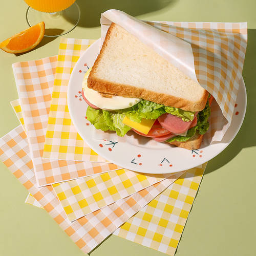 샌드위치 소가죽 식품 포장 가방 그리스 트랩 달라붙지 않는 햄버거 식빵 일회용 식품 가정용 클래스 베이킹