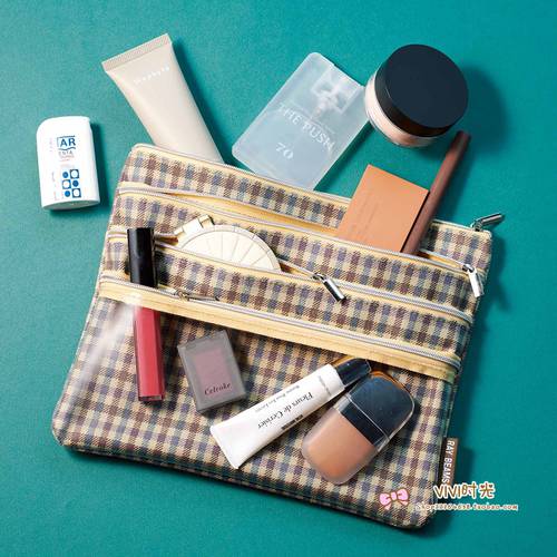 매일 주문 일본 매거진 제품 상품 spring 부록 칸 투명한 문구 수납가방 파우치