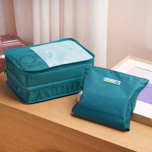 타로 디자인 이중 의류 보관 가방 여행 포인트 보관 수납가방 더러운 옷 바지 이내에 천 캐리어 분류
