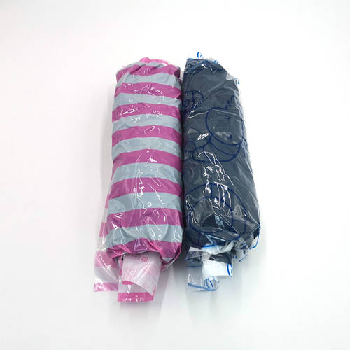 35*50 여행용 아이템 두루마리 옷 보관 진공압축팩 펌프 필요없는 소형 밴딩끈 의류 보관 가방