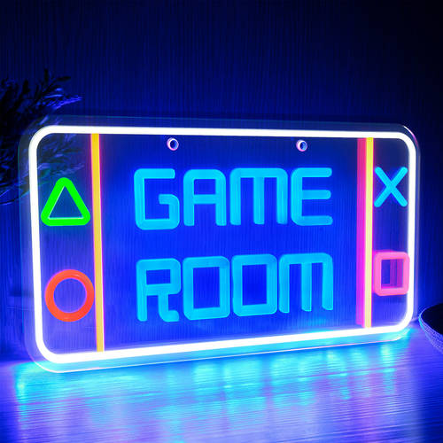 Led Game Room Neon Signs Dimmable Neon Lights for Bedroom Wa