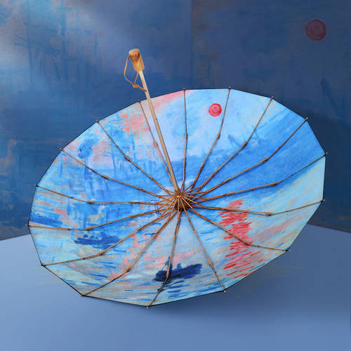 vonlilienfeld 모네 양산 파라솔 양산 자외선 차단 썬블록 자외선 차단 16 개 뼈대 우산 우산 양산 모두사용가능 여성용