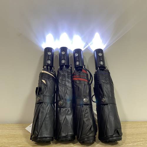 독창적인 아이디어 상품 손전등 플래시라이트 LED 전자동 XIAOHEISAN 마카롱 상큼한 비닐 우산 양산 모두사용가능 바람막이 양산 파라솔