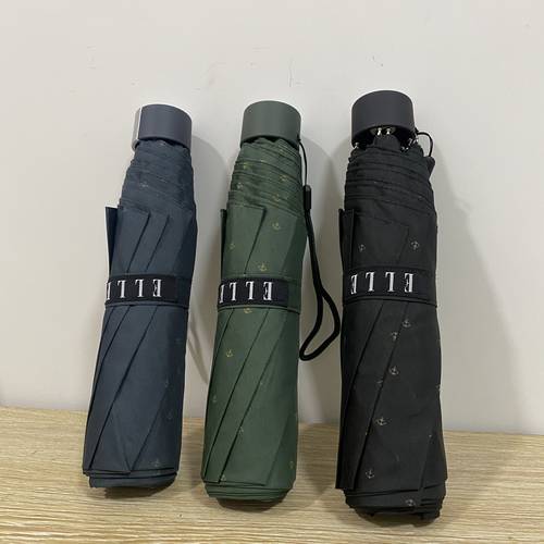 밖 한국 닻 심플 상류 사회 사업 남여공용 초경량 휴대용 간편한 3단접이식 수동 휴대용 바람막이 빠른 탈수 우산