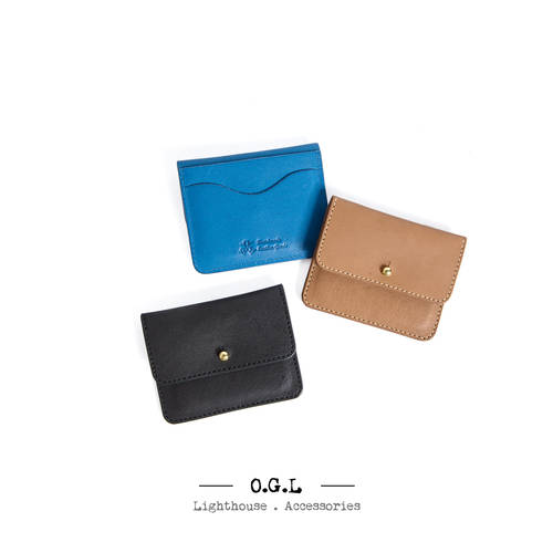 컴팩트 좋은 벨트 가격 크지 않은 ObbiGoodLabel 남녀공용 범용 제품 상품 휴대용 카드 가방 OGL43
