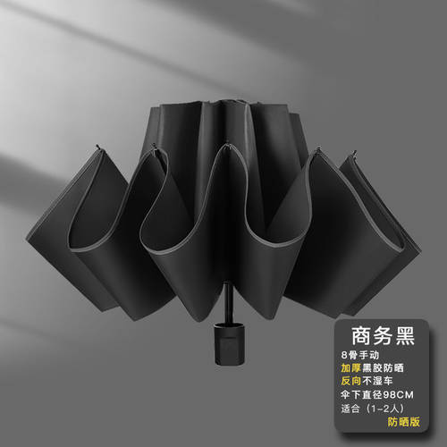 수동 리버스 블랙 플라스틱 우산 이벤트 기술