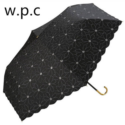 정품 일본 WPC 포함 코팅 차단 UV 자외선 데이지 3단접이식 양산 우산겸용양산 양산 801-278