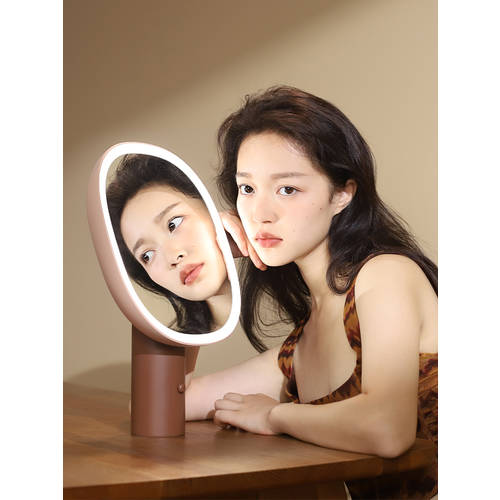 데스크탑 led 화장 거울 탁상용 화장대 거울 LED 사진관 스마트 화장거울 대형 LED원형 거울