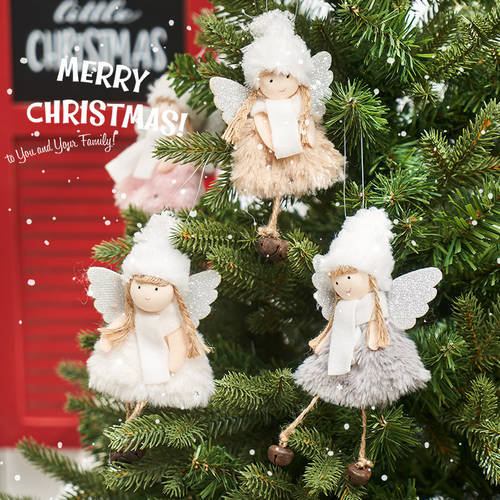 천사 여자아이 크리스마스 트리 의 위에 액세서리 펜던트 크리스마스 장식품 가정용 분위기 분위기 감성 배치 독창적인 아이디어 상품 장식품
