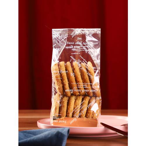 영문 쿠키 QUQI 파우치 호두 선명한 포장 백 핸드메이드 쿠키 파우치 간식 비닐 봉투 꽈배기 기계 포장