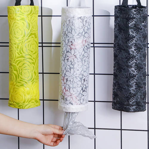 벽걸이형 벽걸이 무늬 디자인 대용량 비닐 봉투 쓰레기 봉투 포켓 추출물 식 수납 포켓 벽걸이 행잉 포켓