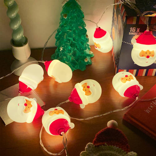 merry christmas~ 독창적인 아이디어 상품 크리스마스 예티 인테리어 조명 카드 귀여워 무드등 소형 야간조명 촬영