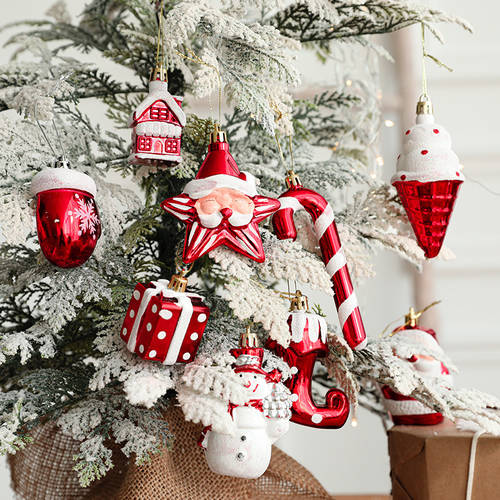 2pcs Christmas Tree Hanging Pendant Ornaments Merry Christma