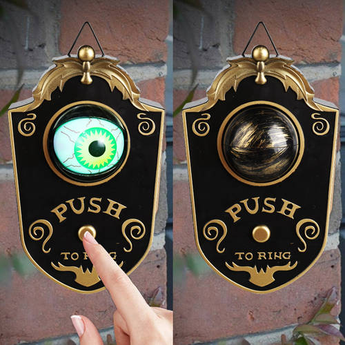 Halloween One Eyed Doorbell Haunted Decoration Horror Props