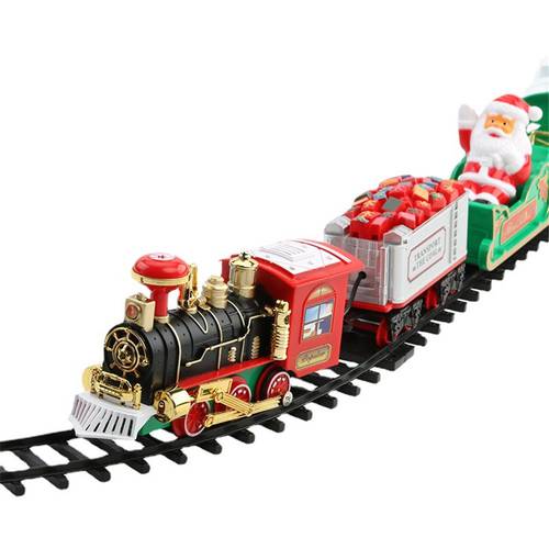 Christmas Electric Train Toy Set 209 Railway Train Track Fra