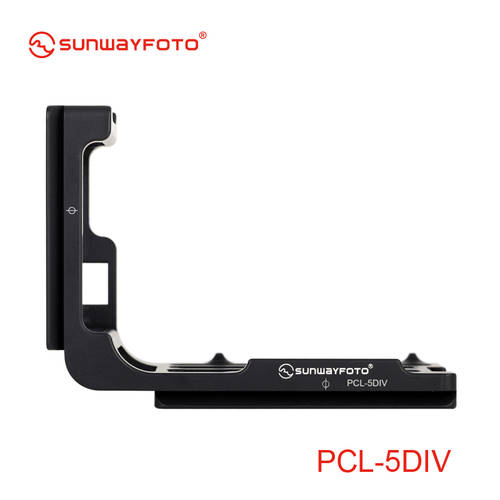 SUNWAYFOTO SUNWAYFOTO PCL-5DIV 캐논용 5D3 5D4 5DSR 5DMarkIV L 타입 퀵릴리즈플레이트 3 삼각대짐벌 단계 기계 전용 일체형 세로형