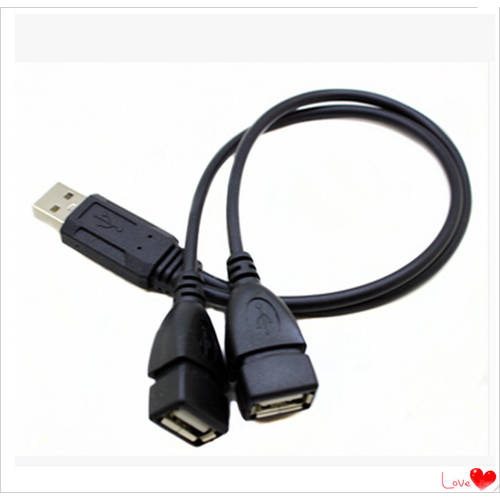 USB 충전케이블 2.0 데이터케이블 차량설치 / 자동차 / 전원 연결케이블 PC USB 케이블 듀얼 케이블
