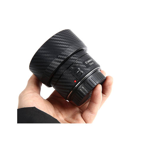 캐논 EF 50mm1.4 USM 렌즈 가죽케이스 50 1.8mmSTM 렌즈 종이필름 탄소섬유 스킨필름