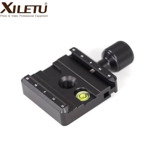 XILETU QR-50 퀵릴리즈클램프 범용 5D3 고속 탈부착 접사플레이트 범용 베이스 삼각대 DSLR