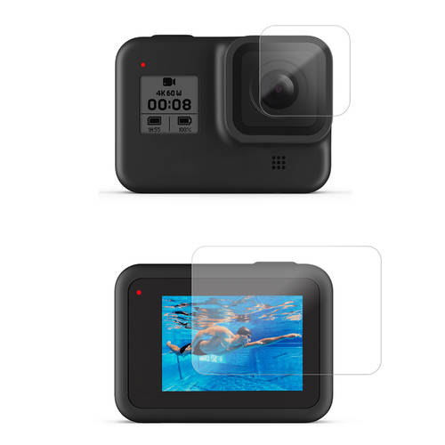 SheIngKa GoPro 8 강화필름 액세서리 방폭형 HD 풀스크린 커버 유리 액정 보호필름