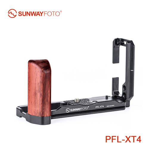 sunwayfoto SUNWAYFOTO PFL-XT4 퀵릴리즈플레이트 후지필름 XT4 카메라 전용 원목 조이스틱 핸들 세로형 퀵릴리즈플레이트 볼헤드 L 타입 U 타입 퀵릴리즈플레이트