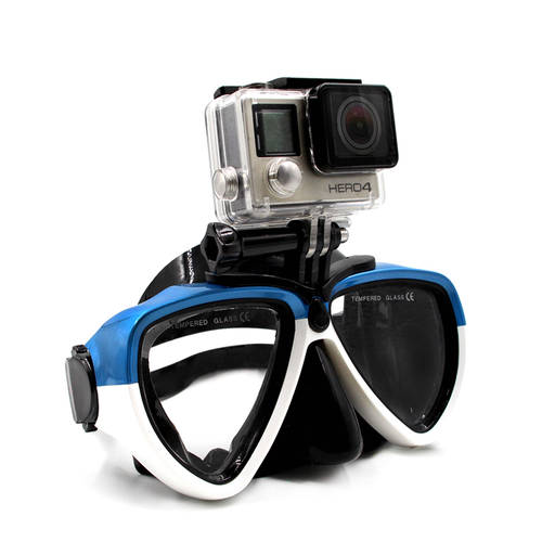 action 사용가능 방수 고글 gopro8 7 6 5 카메라 스노쿨링 마스크 고정 헤드셋 액세서리