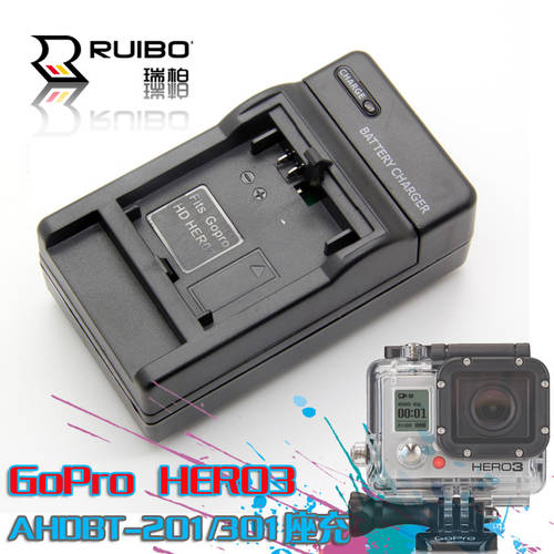 ruibo GoPro HD HERO3 충전기 AHDBT-201 301 충전기 3 세대 방수