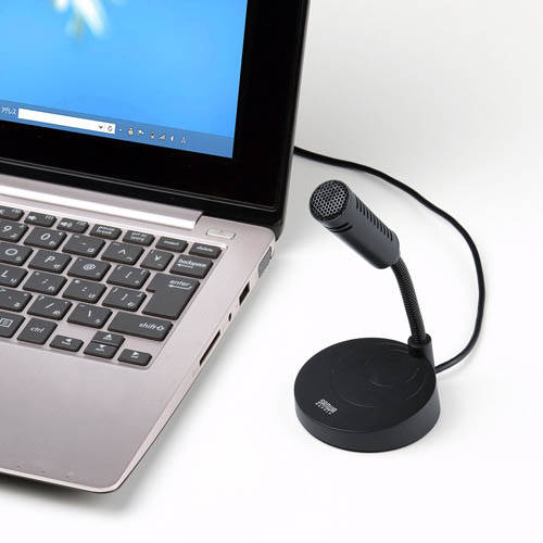 일본 SANWA 마이크 PC USB 마이크 전방향 게임 언어 소리 회의 영상 고음질 드라이버 설치 필요없는 탁상용