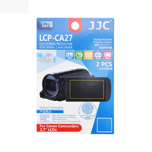 JJC 캐논 카메라 스크린 보호필름 캐논 DV 2.7 인치 3.0 인치 3.5 에스 화면 PET 보호 HD 필름 2 세트