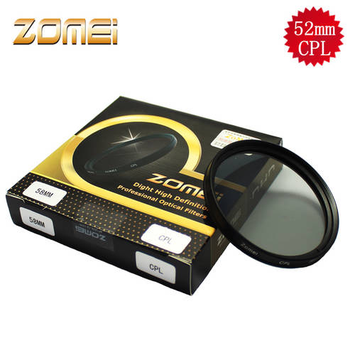 Zomei D5100 D3100 18-55 GF2 GF3 52mm CPL 원형 편광판 편광 렌즈필터