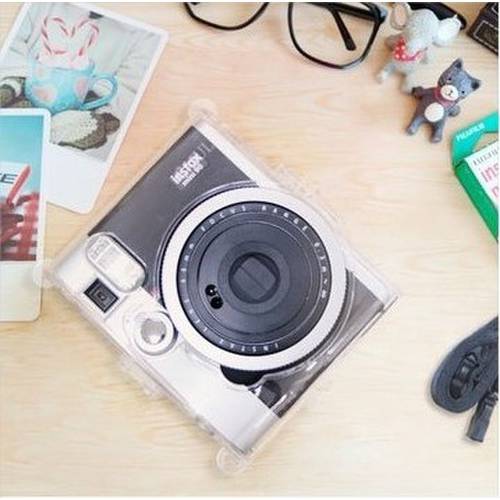 신제품 신상 출시 후지필름 폴라로이드 mini90 전용 카메라가방 크리스탈 케이스 투명 케이스 레트로 버전