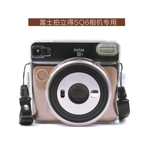 폴라로이드 카메라 SQ6 카메라 포피 패키지 보호 세트 투명 케이스 SQ6 핏 가방 사각형 인화지 파우치