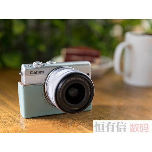 캐논 EOSM100 컬러 쉘 보호케이스 베이스 휴대용 카메라가죽케이스 M200 보호케이스 배낭스트랩 넥스트렙 정품