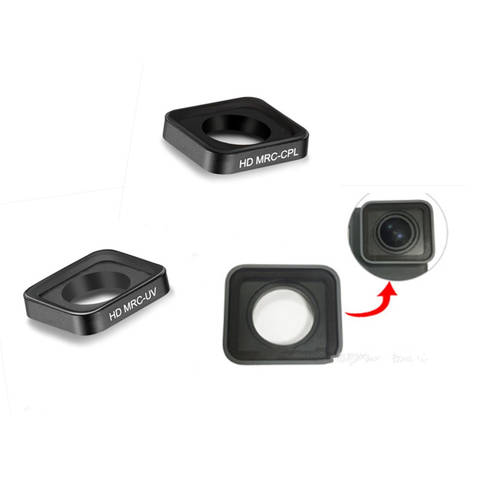 GoPro 액세서리 Hero 5/6 액션카메라 교체 가능 교환 렌즈캡 분해가능 렌즈 UV CPL 렌즈필터