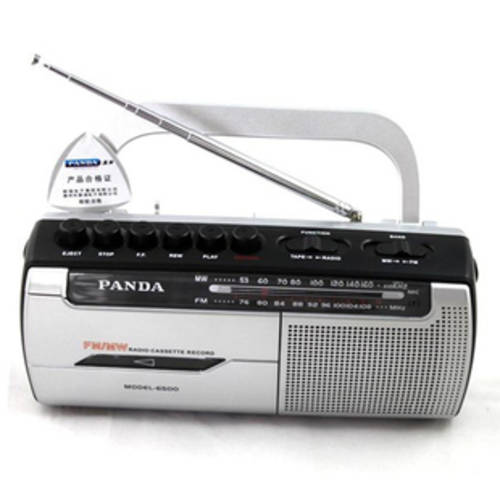 PANDA/ 팬더 6500 녹음기 카세트 녹음기 카세트 플레이어 음성 학습기 라디오