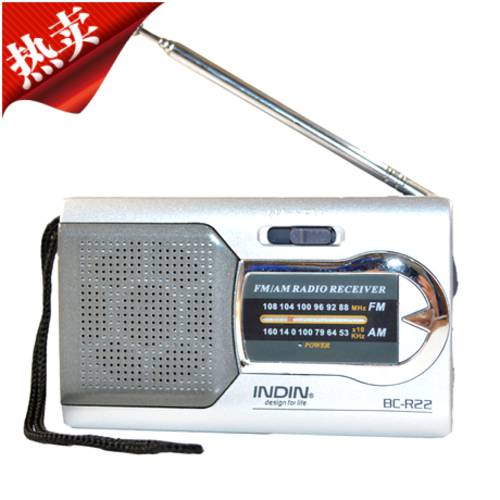INDIN-R22 라디오 고연령 소형 스피커 스피커 FM 구형 휴대용 뮤직 PLAYER 휴대용