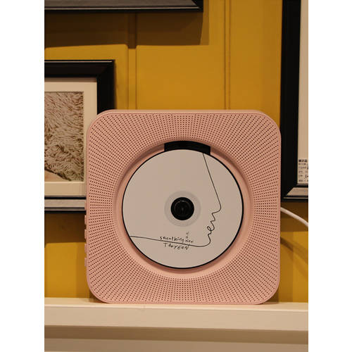 신제품 인스타 핫템 벽걸이형 CD PLAYER 블루투스 스피커 라디오 레트로 휴대용 미니 독창적인 아이디어 상품 선물용