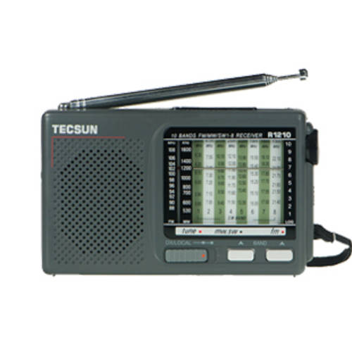 Tecsun/ TECSUN 텍선 R-1210 고감도 FM / 중파 / 단파 10 밴드 라디오
