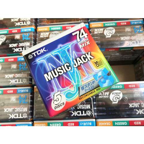 MD CD 음반 레코드 소니 MD 디스크 TDK CD 음반 레코드 MJ 시리즈 최첨단 하이엔드 파나소닉 MD 다섯 포함 휴대용 상자 일본